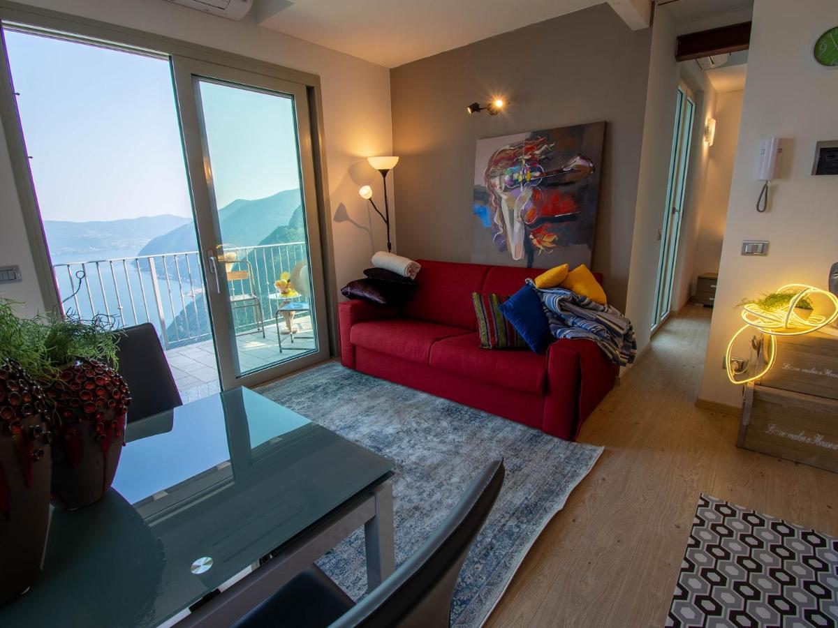 Van Gogh - Beautiful Lake Iseo View And Swimming Pool Parzanica Kültér fotó